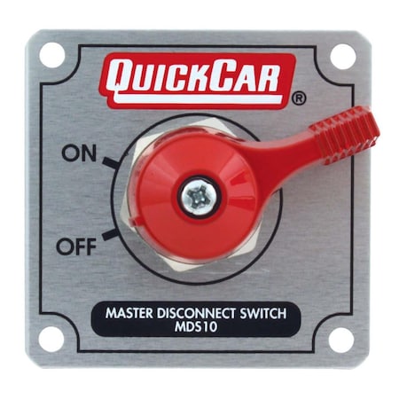 Quickcar Racing Products Quickcar Racing Products QRP55-021 Master Disconnect Switch - Solid Silver Plate QRP55-021